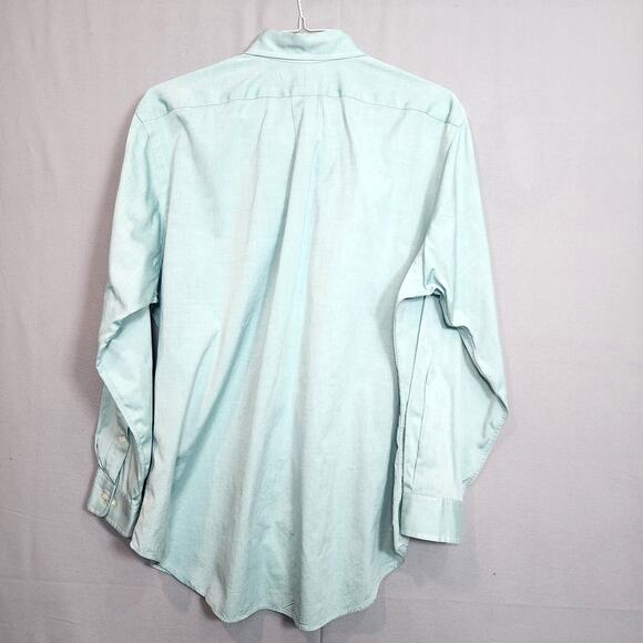 Ralph Lauren Classic Fit Green Men's‎ Button Up Shirts Sz 16.5 32/33 - Picture 3 of 7